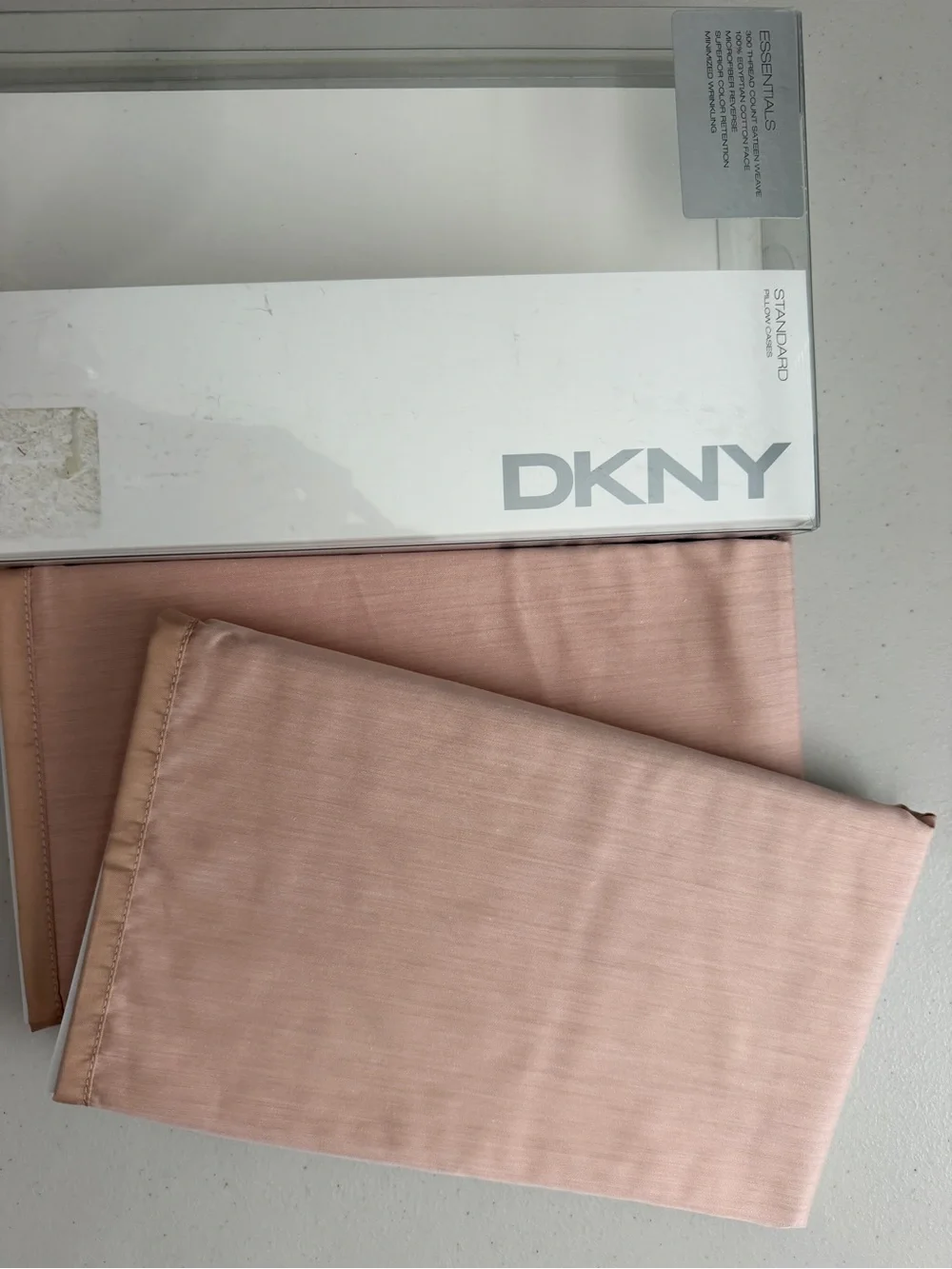 🩷🛏️DKNYLIFE Egyptian Cotton Flat Sheet & Pillowcases NWT